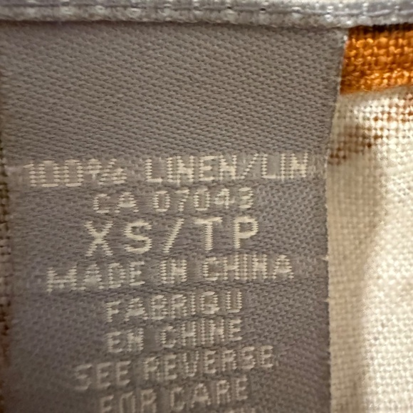 70s retro funky print linen vintage blazer - Picture 6 of 7